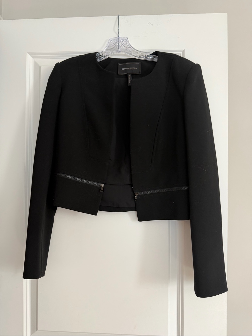 BCBGMaxAzria Black Cropped Blazer